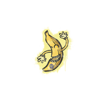 Sealed Graffiti | Banana