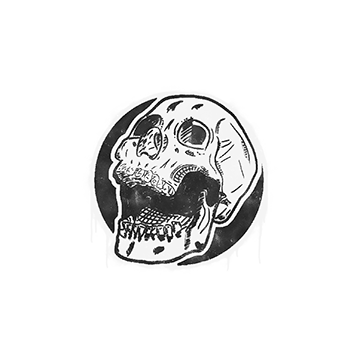 Sealed Graffiti | Rising Skull