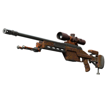 SSG 08 | Orange Filigree