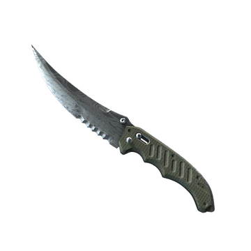 Flip Knife | Damascus Steel