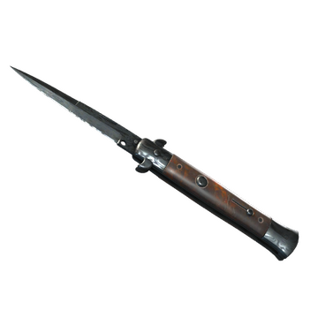Stiletto Knife | Damascus Steel