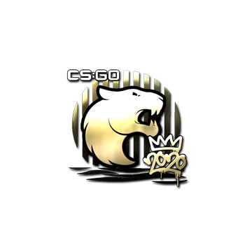 Sticker | FURIA (Gold) | 2020 RMR