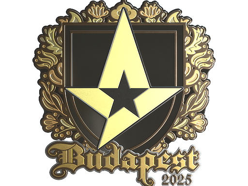Sticker | Astralis (Gold) | Budapest 2025
