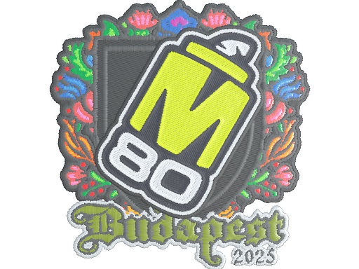 Sticker | M80 (Embroidered) | Budapest 2025