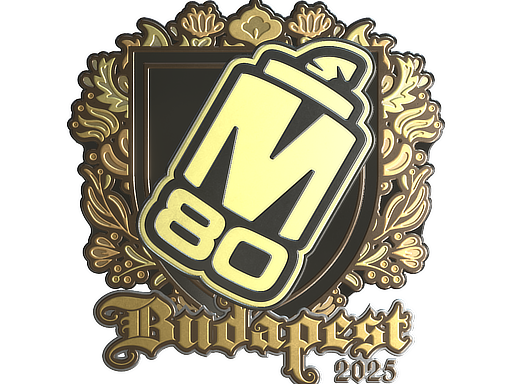 Sticker | M80 (Gold) | Budapest 2025